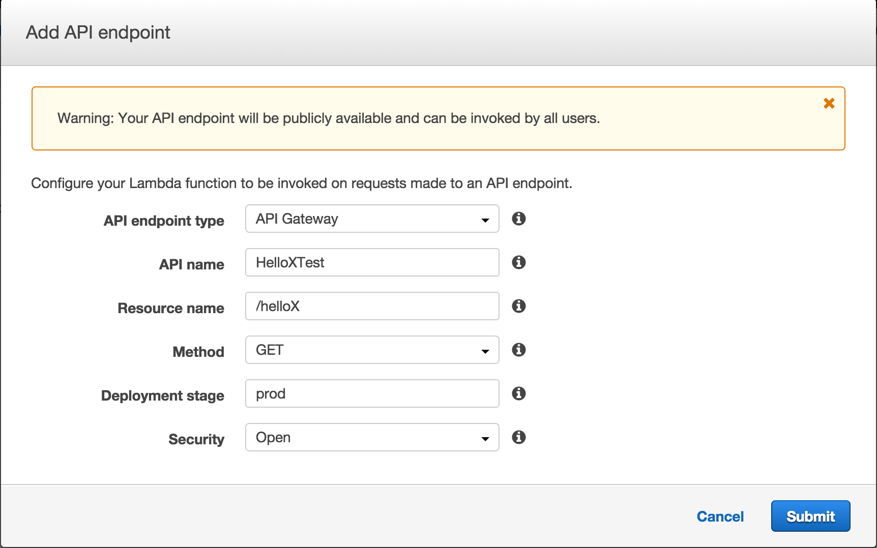 Add API endpoint
